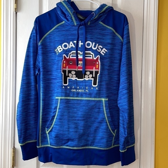 THE BOATHOUSE Hoodie Blue Sweatshirt Size Small - Picture 16 of 16